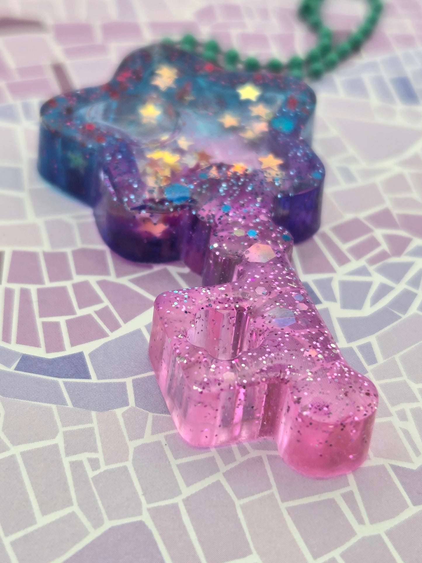 Cosmic Star Key Shaker – Celestial Charm for Sparkly Souls