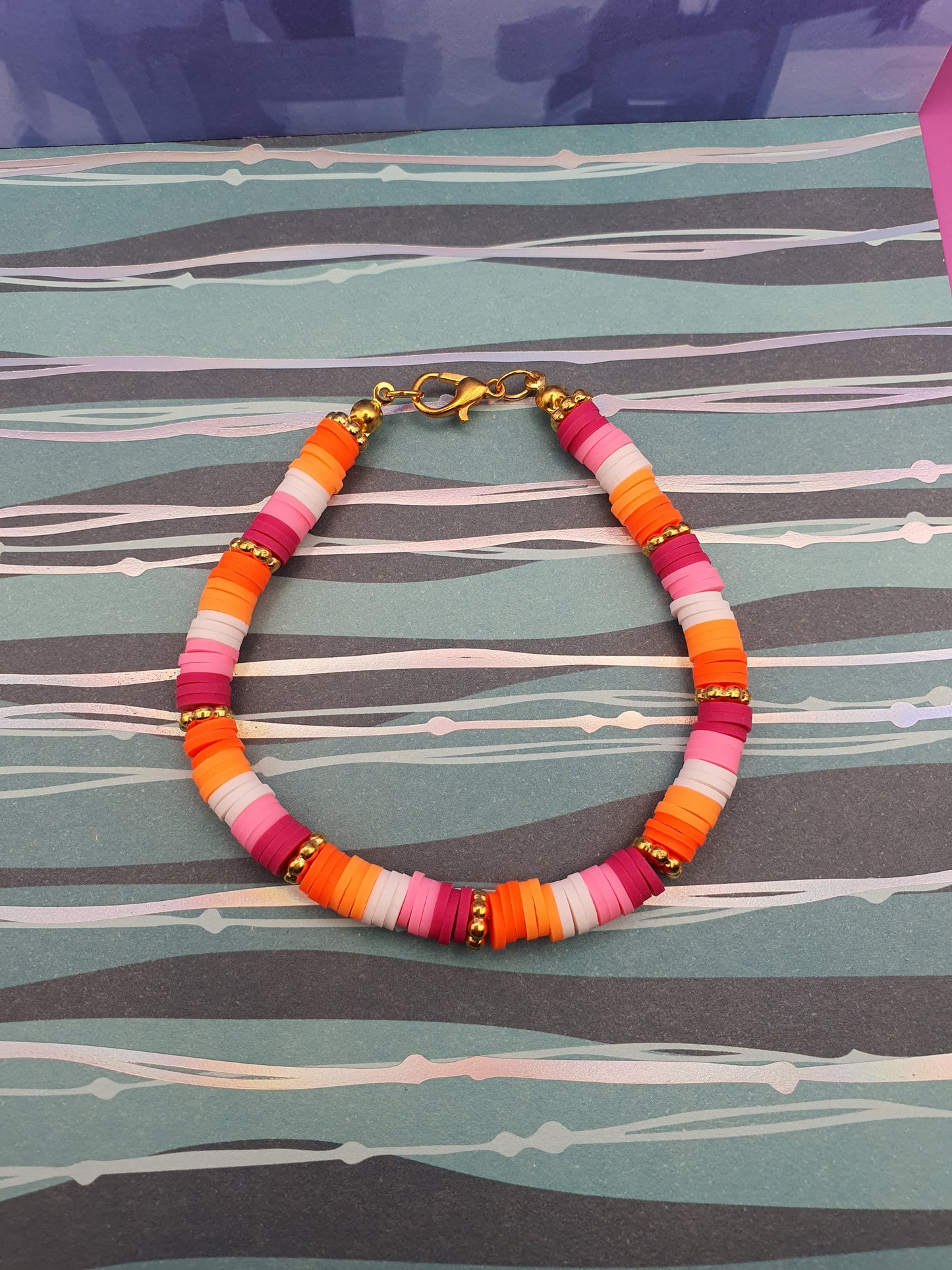 Handmade LGBTQ+ Pride Bracelets – Polymer Clay Beads – Choose Your Pride Flag Style