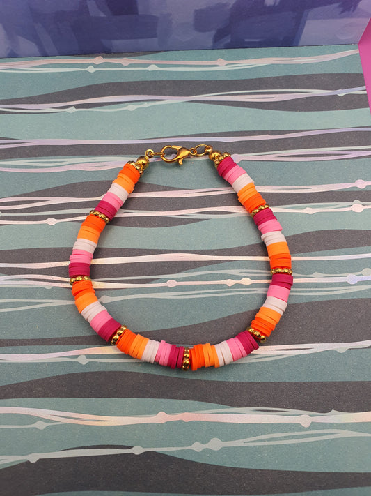 Handmade LGBTQ+ Pride Bracelets – Polymer Clay Beads – Choose Your Pride Flag Style