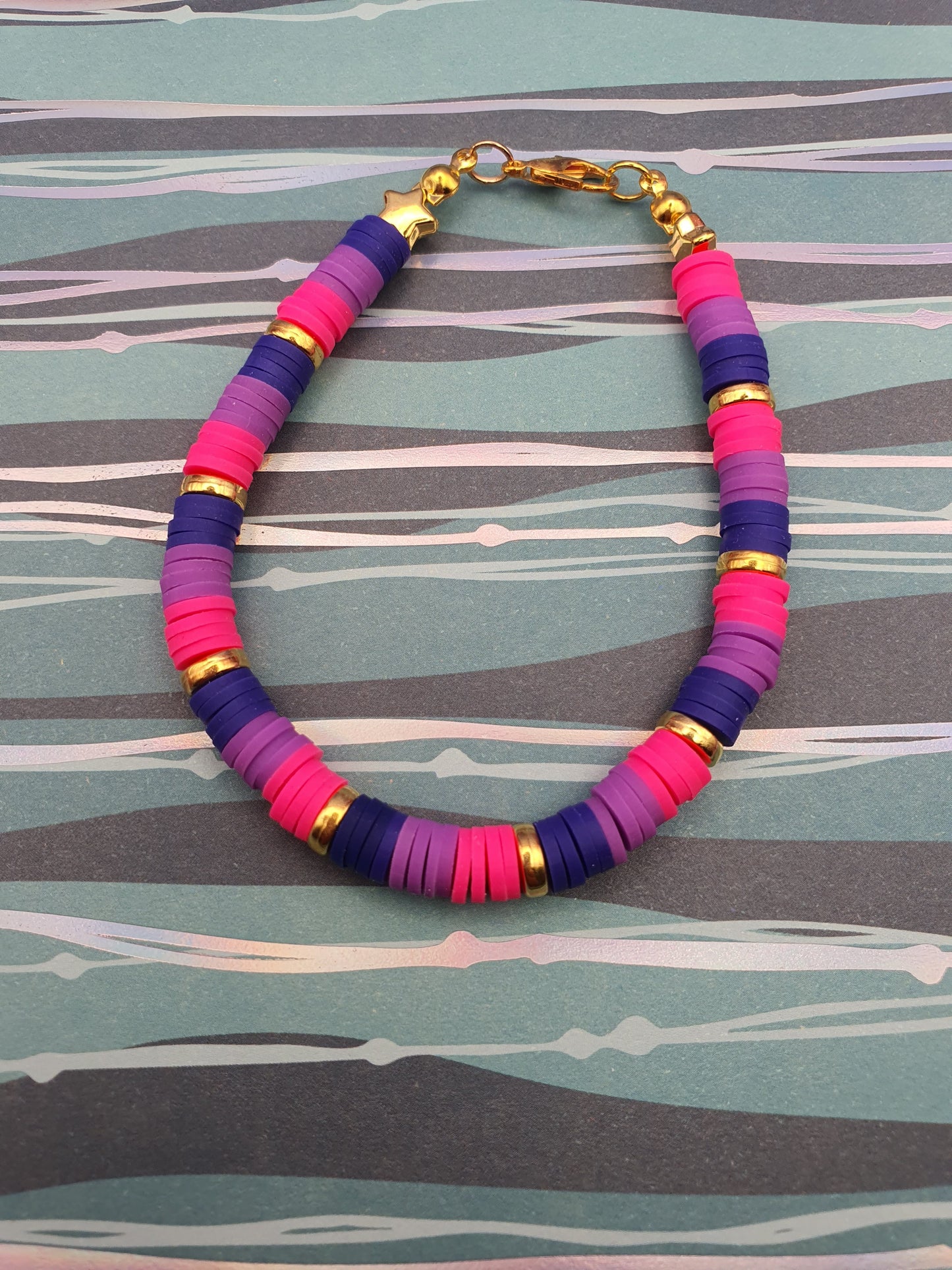 Handmade LGBTQ+ Pride Bracelets – Polymer Clay Beads – Choose Your Pride Flag Style