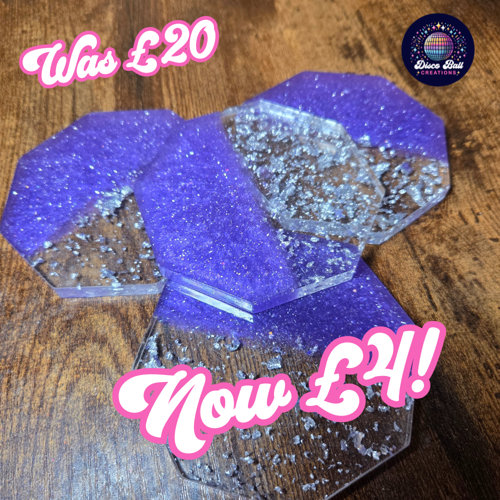 SALE - Set of 4 coasters