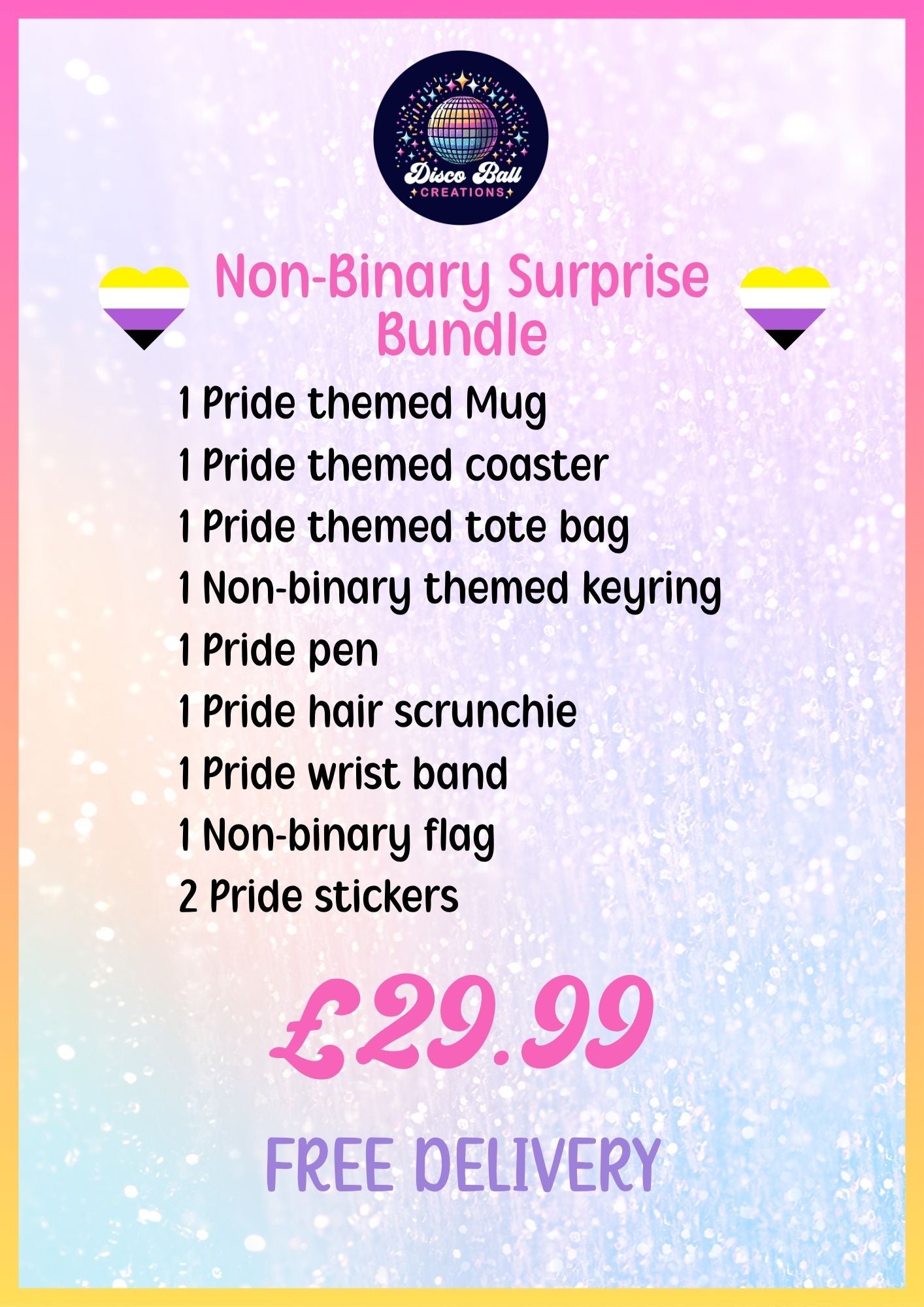 The Ultimate Pride Mystery Box - 9 Piece Surprise Gift Bundle (Free UK Delivery)