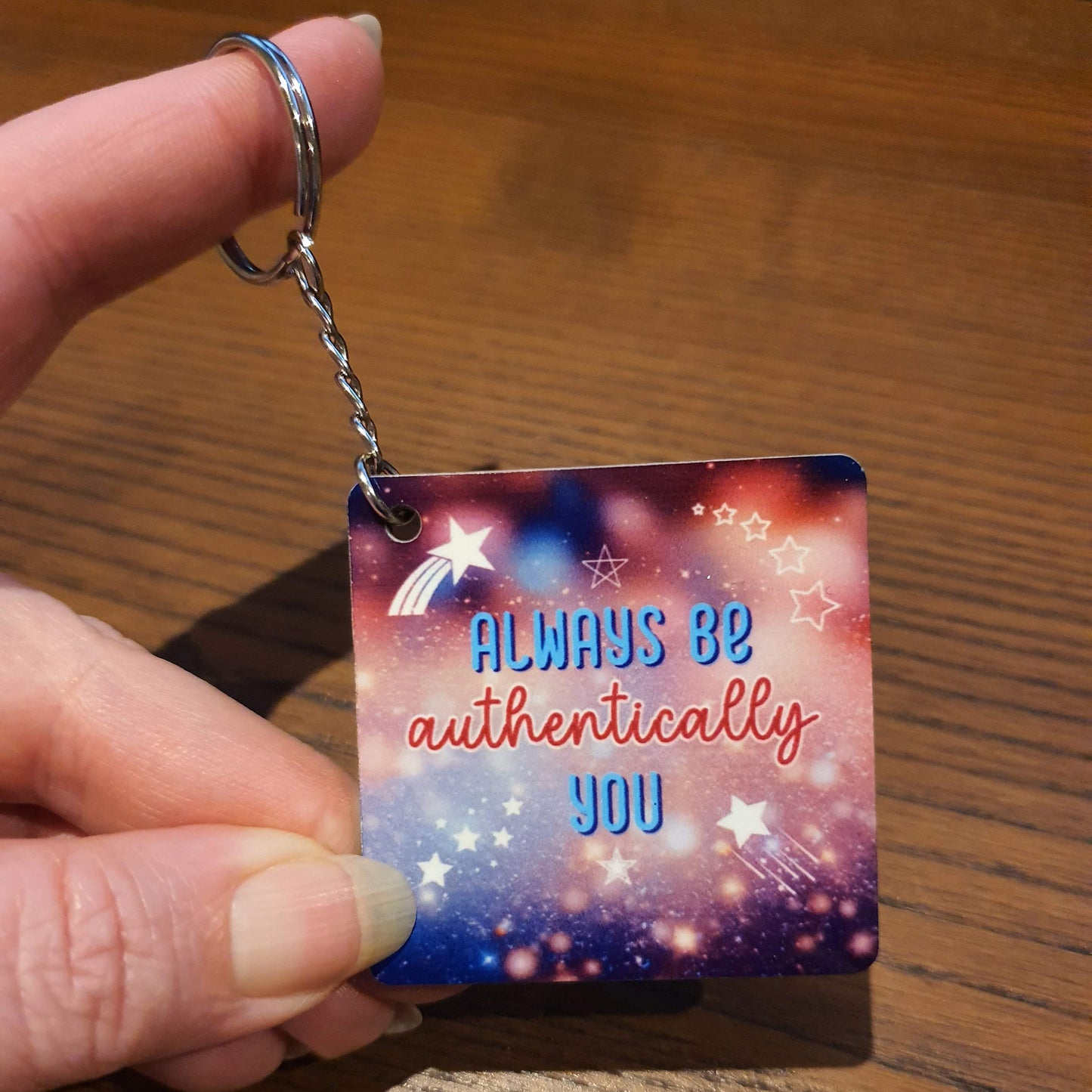 Always Be Authentically You β Galaxy Keyring
