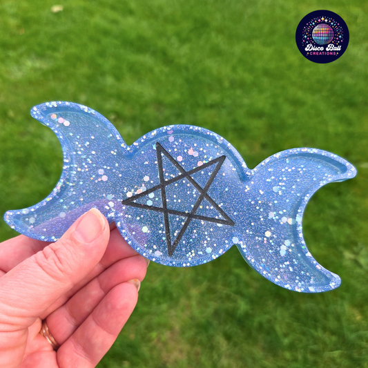 Triple Moon Pentagram Tray
