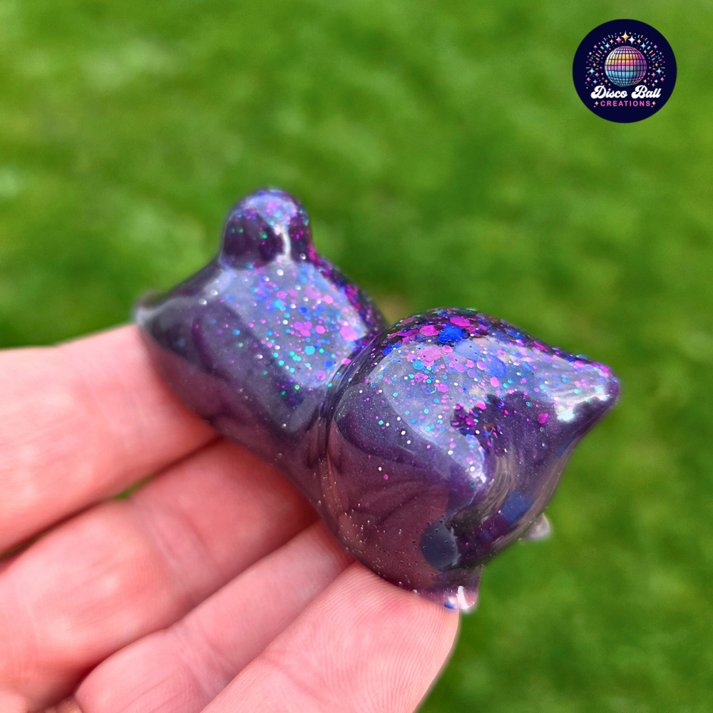 Glitter Lucky Cat Figure