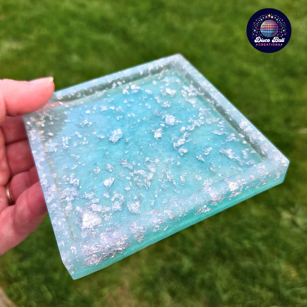 Square Glitter Coaster