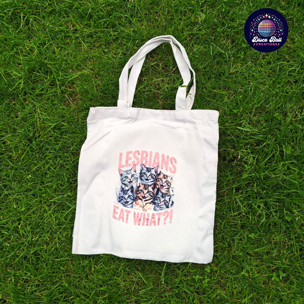 Pride Tote Bags - Funny Slogan & Graphic Canvas Tote Bags | Disco Ball Creations
