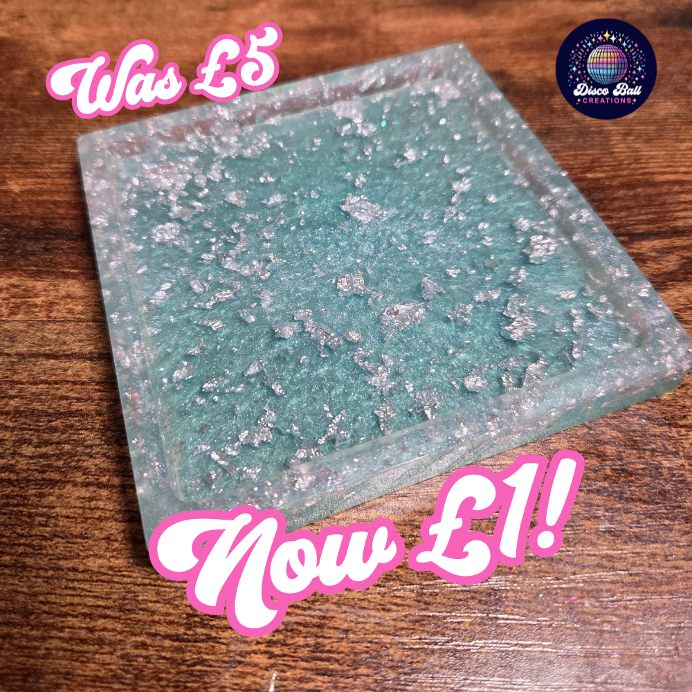 SALE - Square Resin Coaster