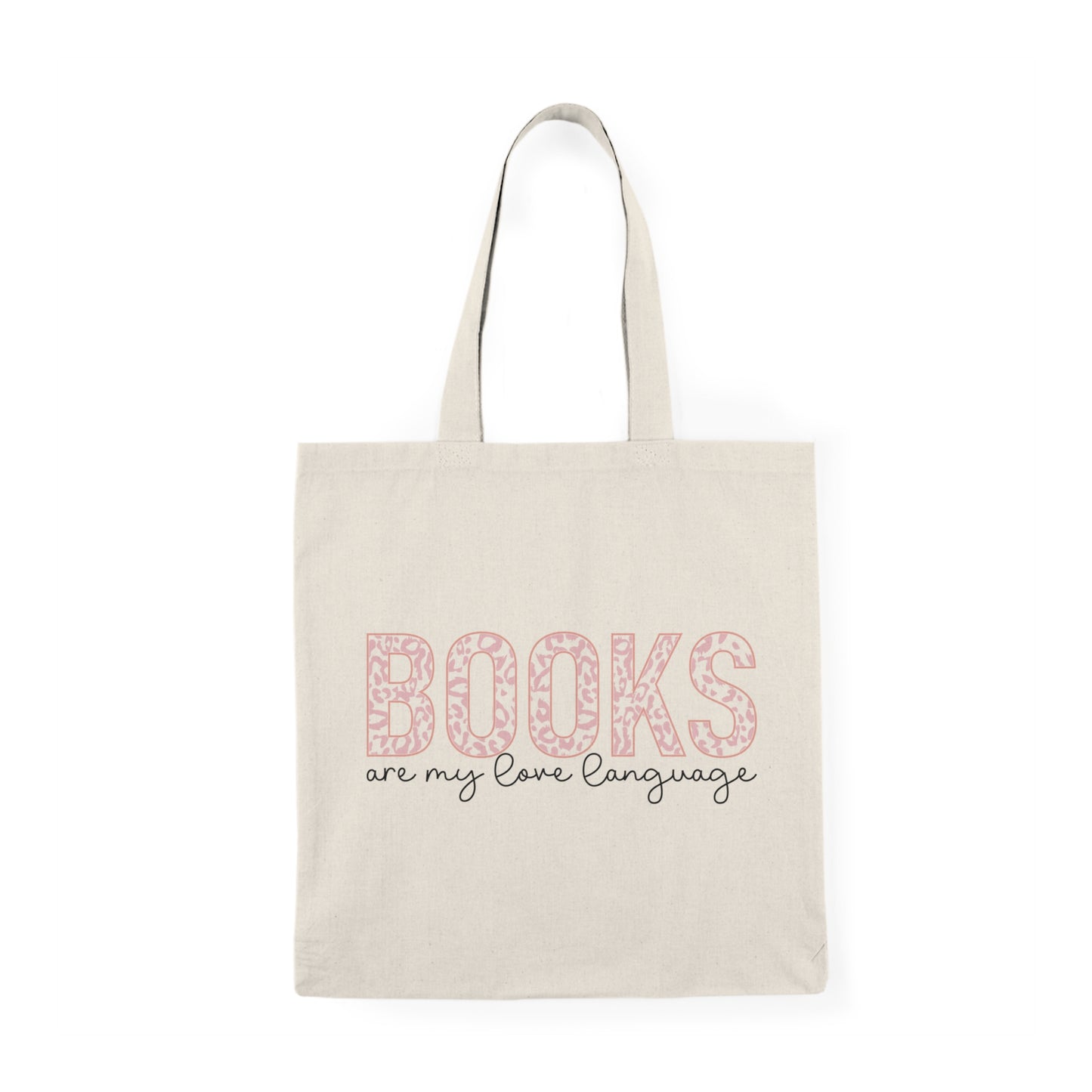 Books Are My Love Language Tote Bag | Literary Lover Gift