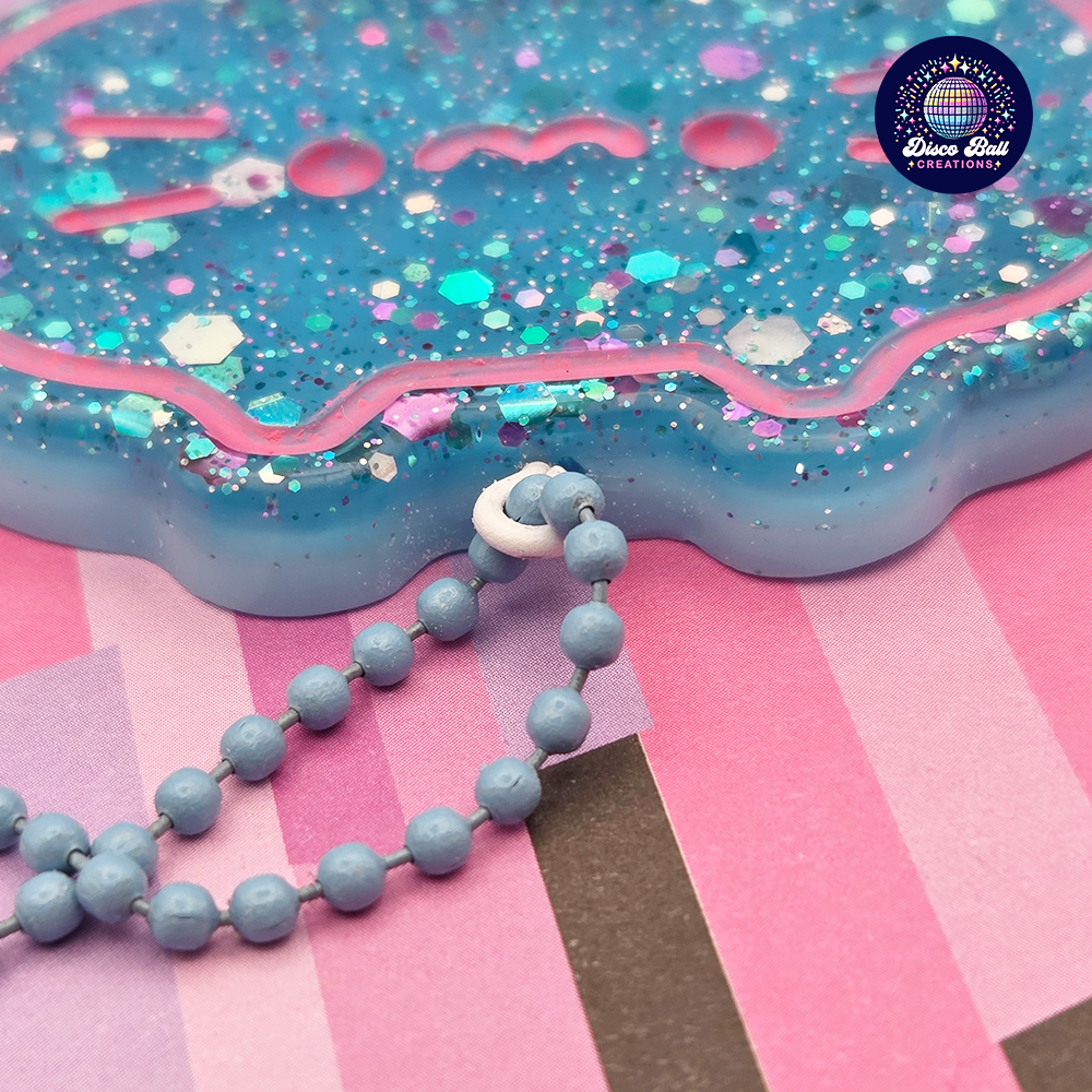 Kawaii Cat Keyrings - Glitter Keychains for Cat Lovers