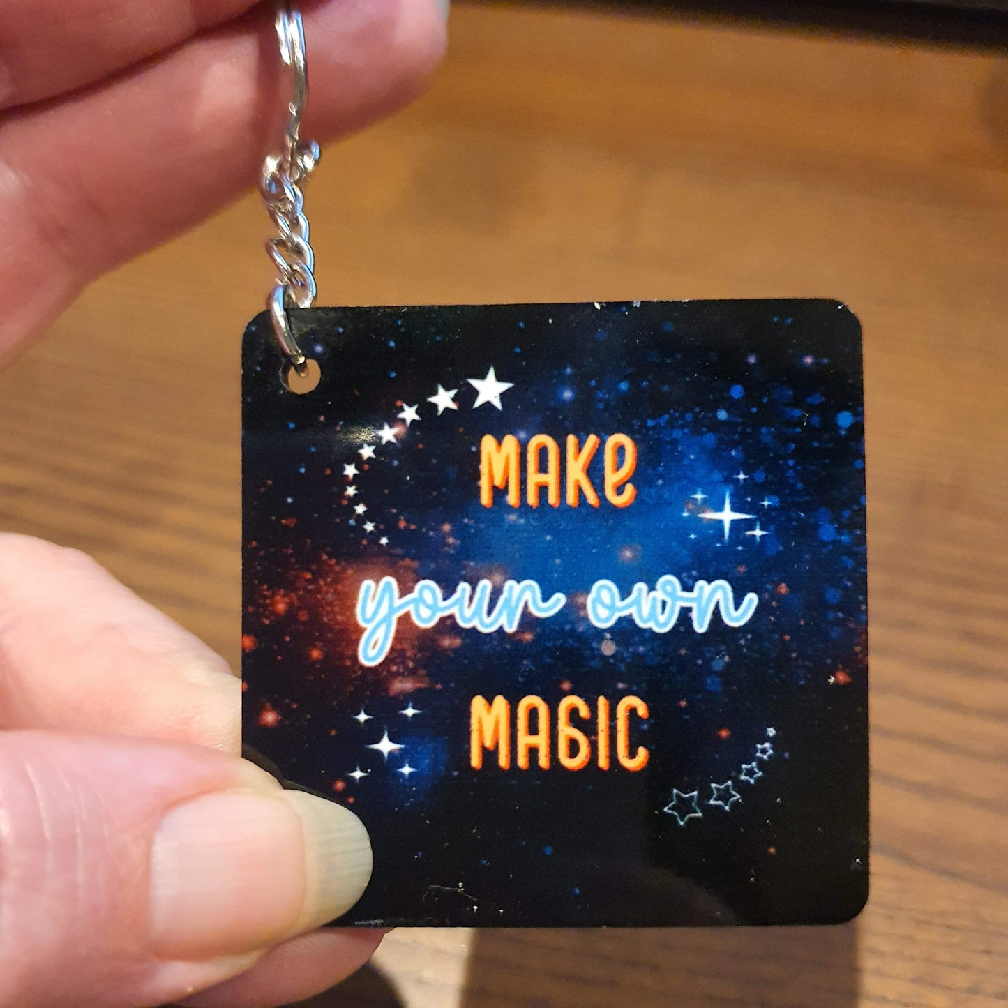 Make Your Own Magic β Galaxy Keyring