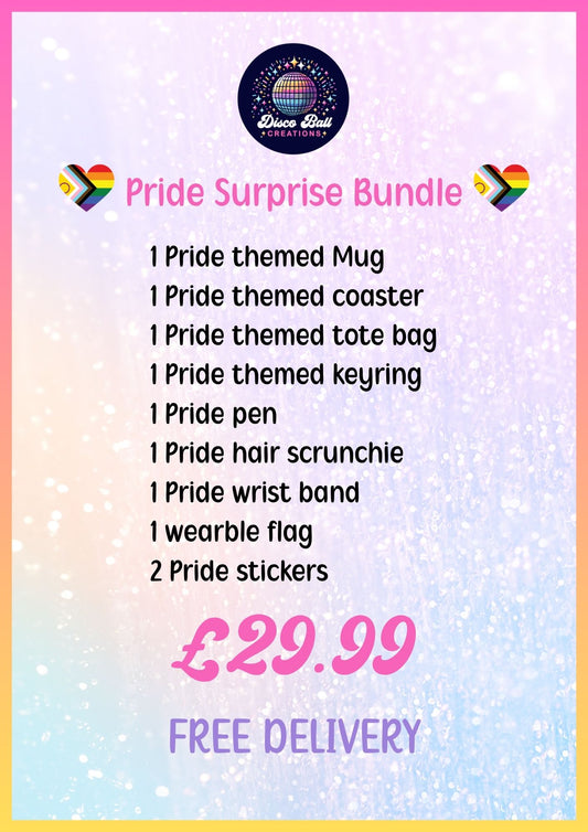 The Ultimate Pride Mystery Box - 9 Piece Surprise Gift Bundle (Free UK Delivery)