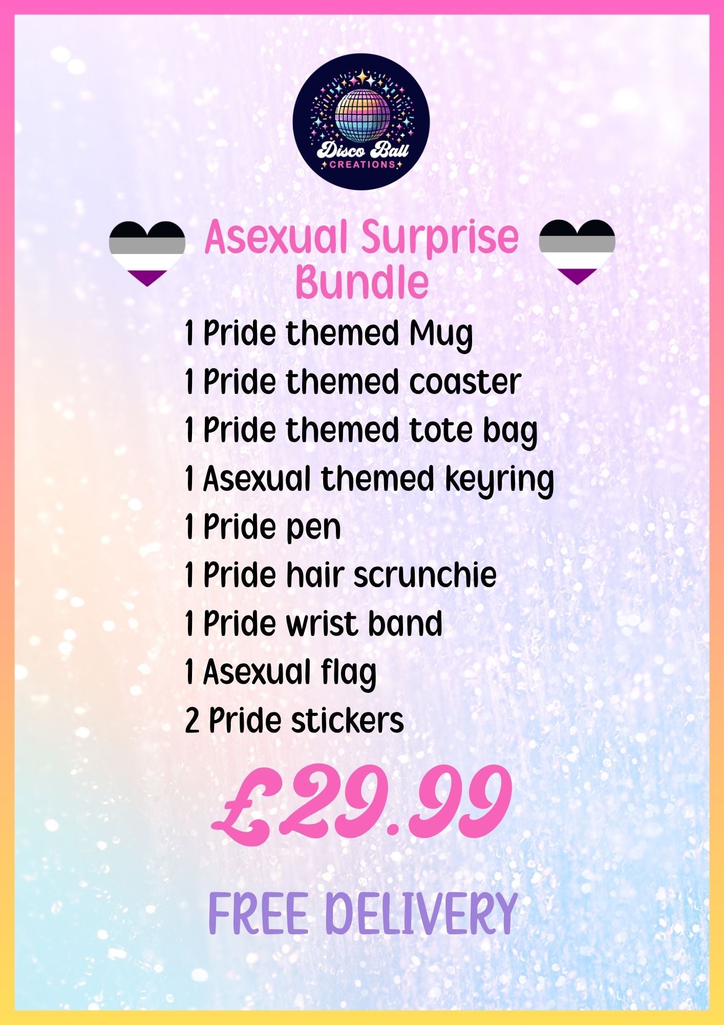 The Ultimate Pride Mystery Box - 9 Piece Surprise Gift Bundle (Free UK Delivery)