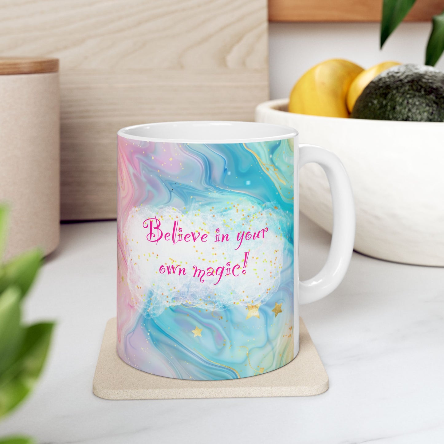 Believe in Your Own Magic Mug – Motivational Affirmation Gift