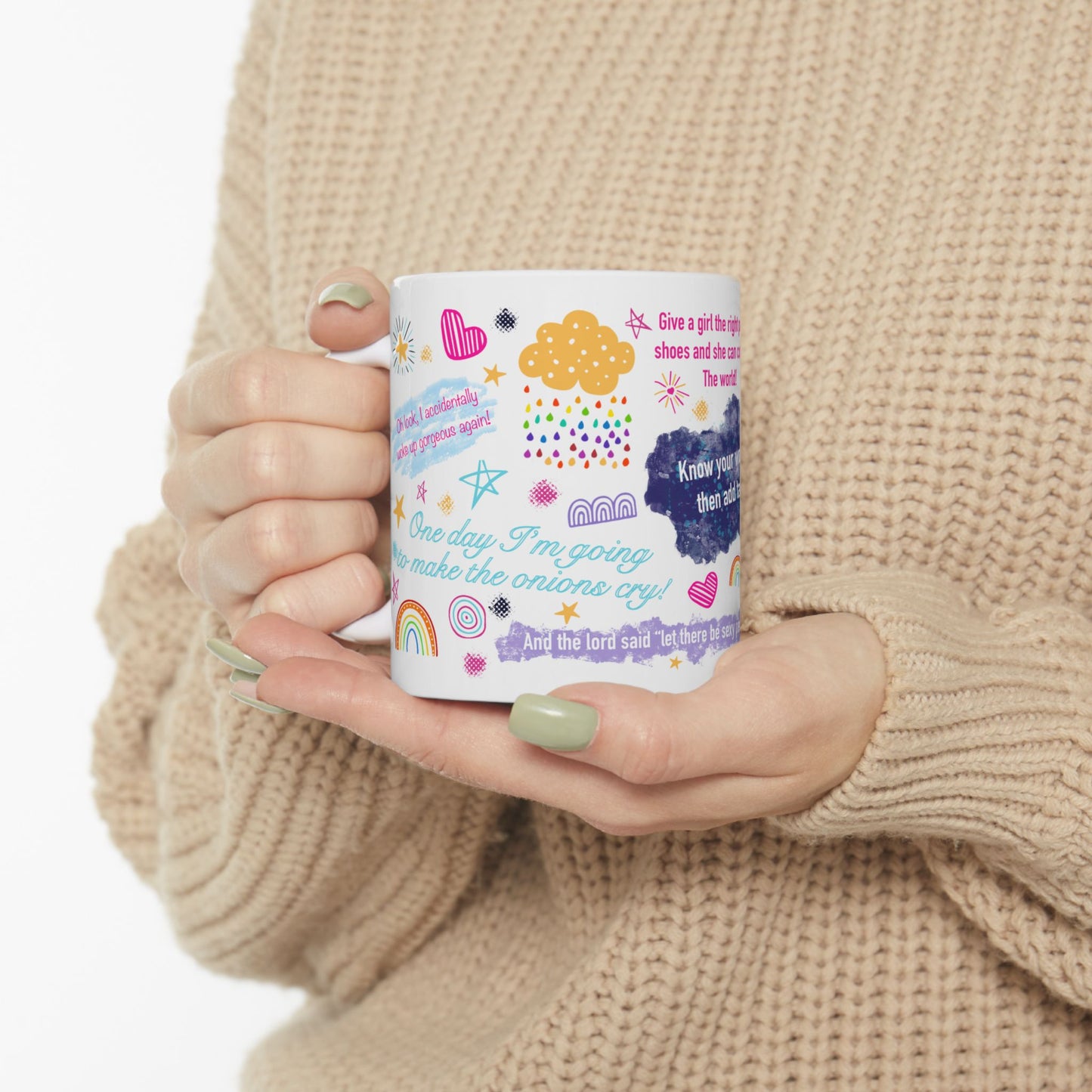 ✨ Confidence & Kindness Affirmation Mug – Fuel Your Fire! ✨