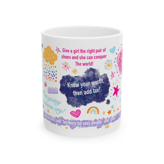 ✨ Confidence & Kindness Affirmation Mug – Fuel Your Fire! ✨