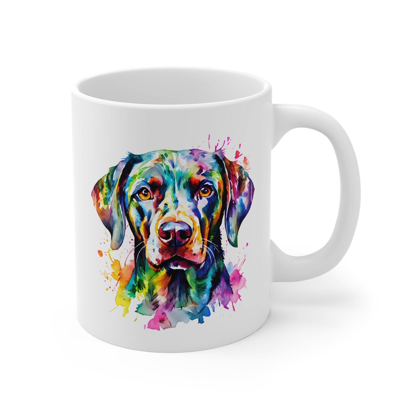 German Shorthaired Pointer Mug – Colourful Watercolour Dog Art Gift for Dog Lovers