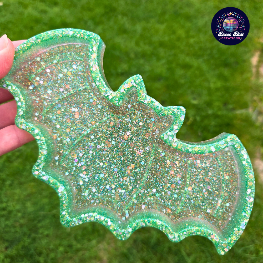 Bat Trinket Tray – Gothic Home Decor | Jewellery, Crystals, Keys & More