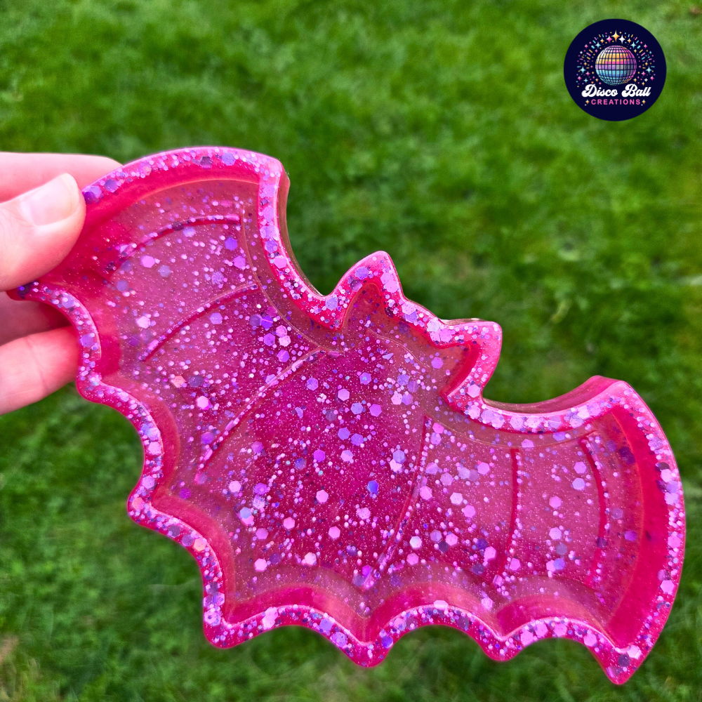 Bat Trinket Tray – Gothic Home Decor | Jewellery, Crystals, Keys & More