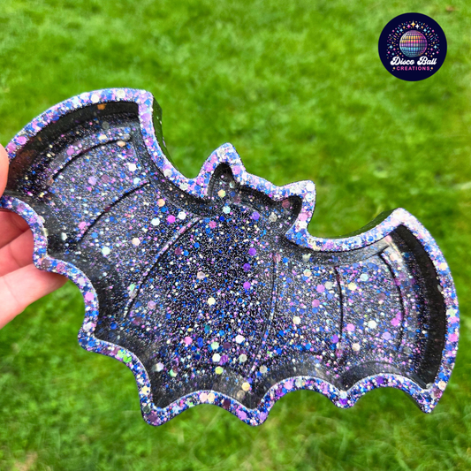 Bat Trinket Tray – Gothic Home Decor | Jewellery, Crystals, Keys & More