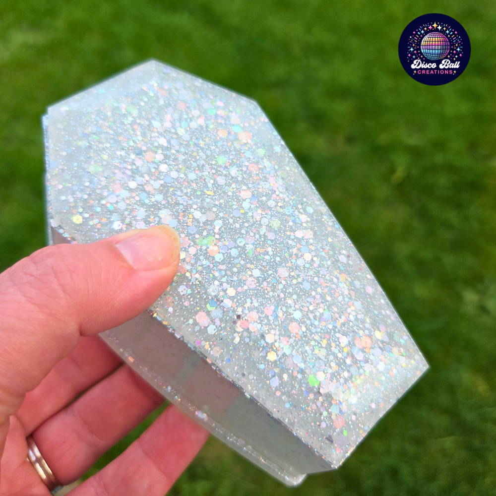Mini Coffin Storage Box - Spooky Glitter Trinket Holder
