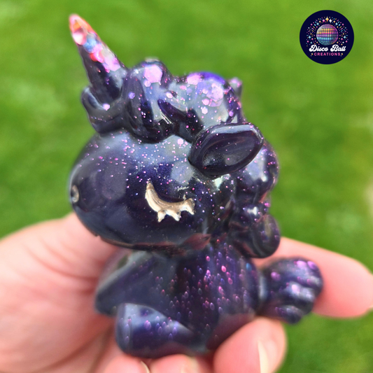 Glitter Unicorn Figurine