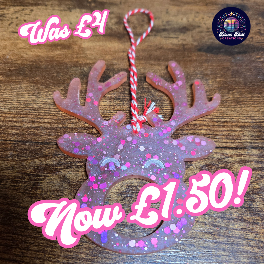 SALE - Large Reindeer Decoration (holds a Lindor chocolate)