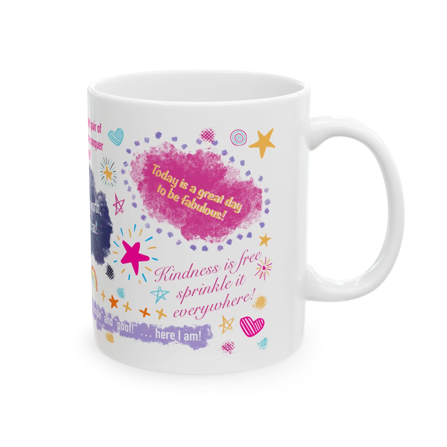 ✨ Confidence & Kindness Affirmation Mug – Fuel Your Fire! ✨