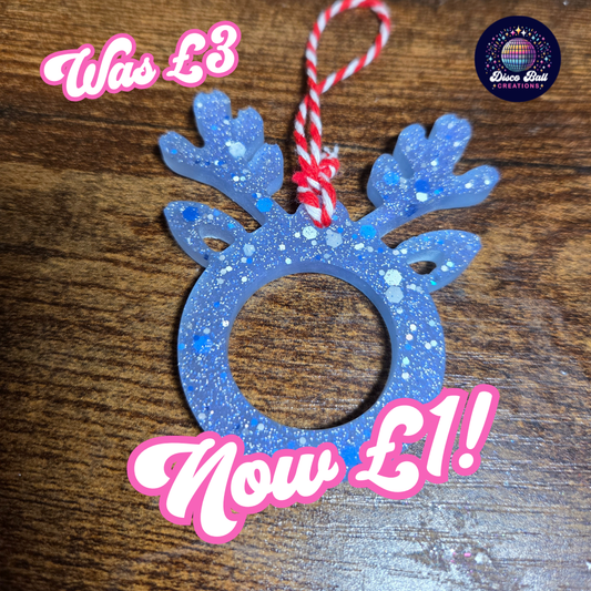 SALE - Small Reindeer Decoration (holds a Lindor chocolate)