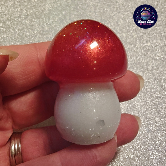 Enchanted Forest Accent - Small Tall Resin Toadstool Decor