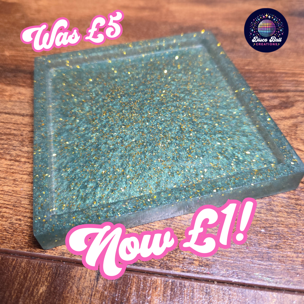 SALE - Square Resin Coaster