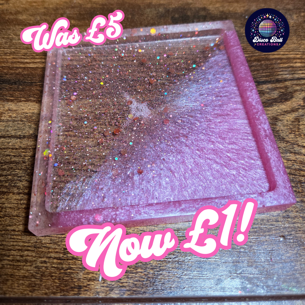 SALE - Square Resin Coaster