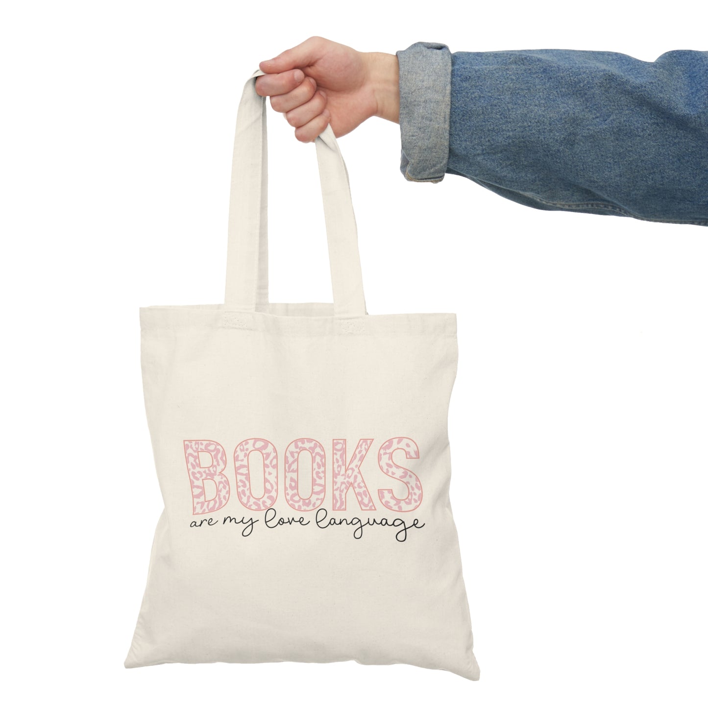 Books Are My Love Language Tote Bag | Literary Lover Gift