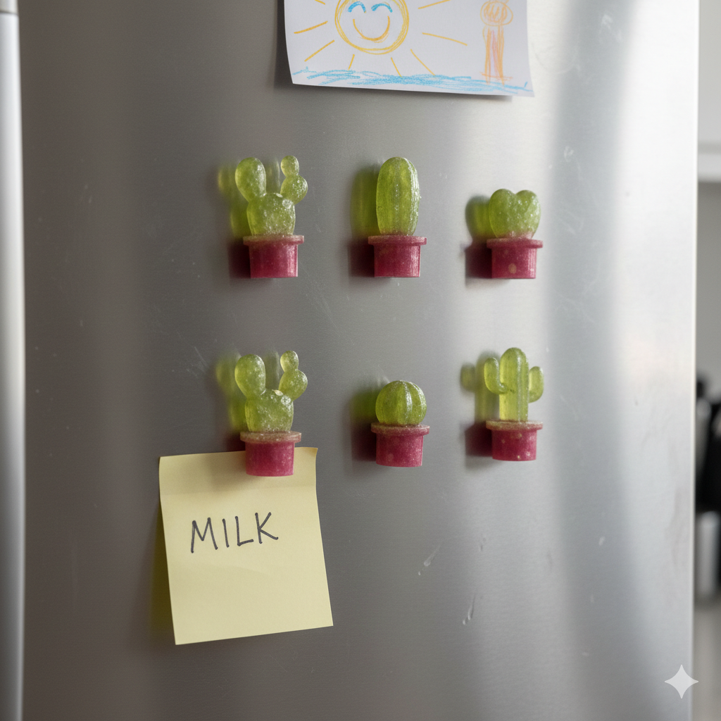 Prickly Little ✨Sparkle✨ Cactus Magnets