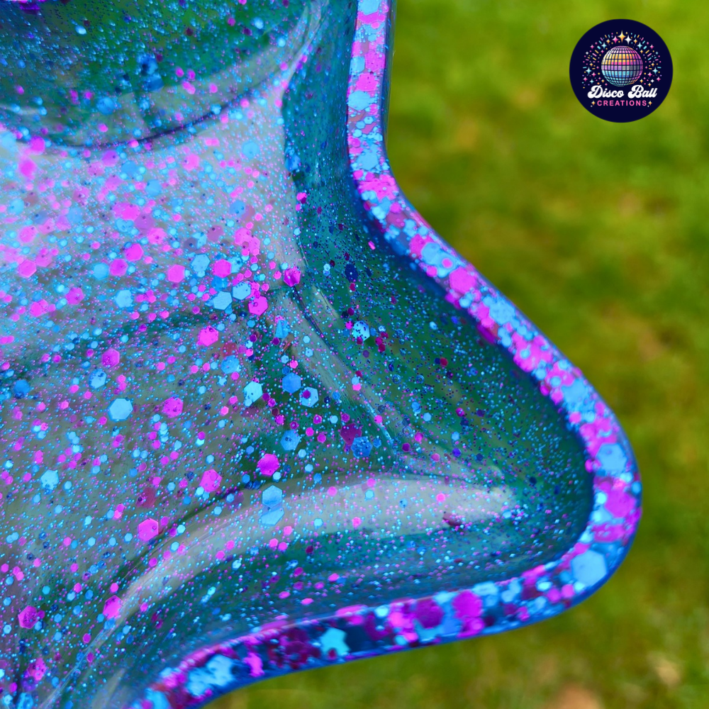 Celestial Star Resin Trinket Dish – Hand-Poured Catchall Tray